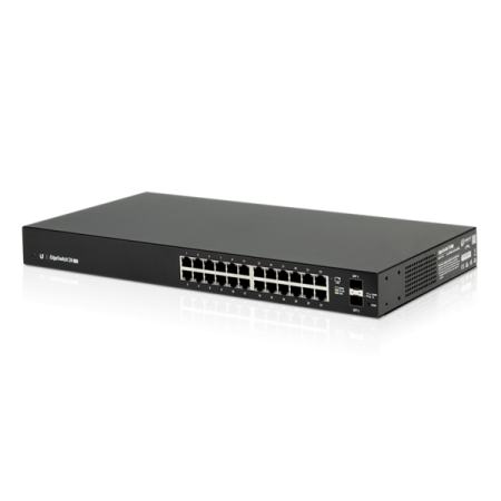 26-портов комутатор Ubiquiti EdgeSwitch ES-24-Lite с 2 SFP порта