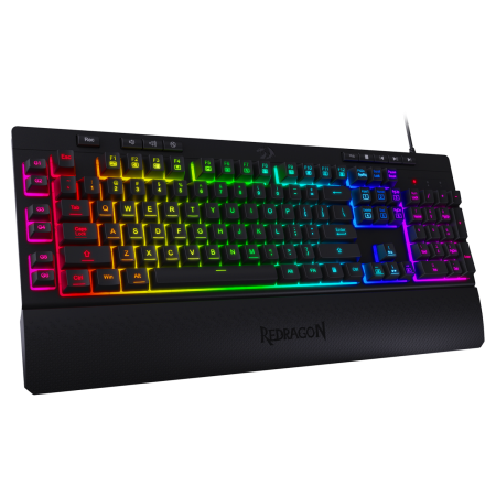 Клавиатура Redragon Shiva K512RGB-BK геймърска RGB
