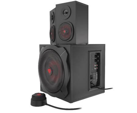 Genesis Speakers Helium 610BT 60W Rms 2.1 Black Wired Remote Control