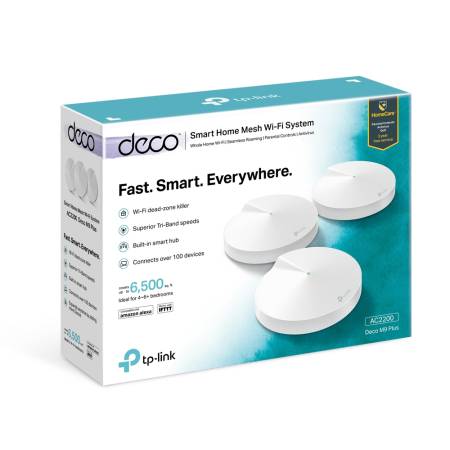 Безжична Wi-fi система TP-Link Deco M9 Plus AC2200 (3-pack)