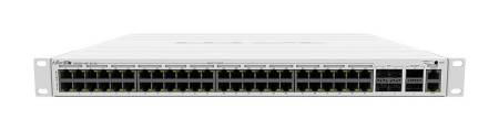 48-портов Gigabit облачен рутер MikroTik CRS354-48P-4S+2Q+RM