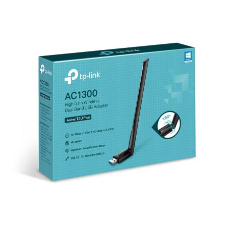 2-лентов безжичен USB адаптер TP-Link Archer T3U Plus AC1300