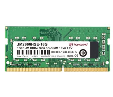 Transcend 16GB JM DDR4 2666Mhz SO-DIMM 1Rx8 2Gx8 CL19 1.2V