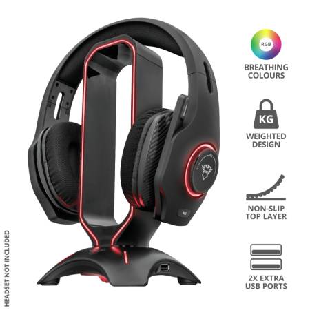 TRUST GXT 265 Cintar RGB Headset Stand