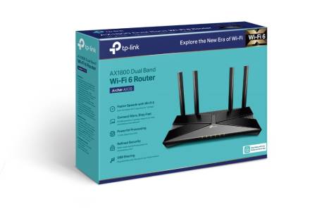 2-лентов безжичен рутер TP-Link Archer AX20 AX1800