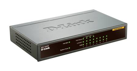 D-Link 8-port 10/100 Desktop Switch with 4 PoE Ports