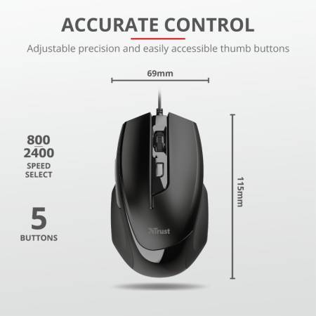 TRUST Voca Comfort Mouse