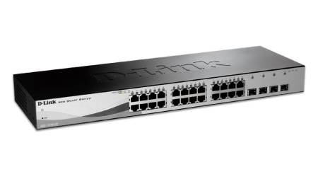 D-Link 24 10/100/1000 Base-T port with 4 x 1000Base-T /SFP ports