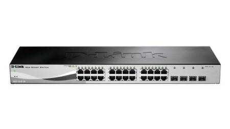 D-Link 24 10/100/1000 Base-T port with 4 x 1000Base-T /SFP ports