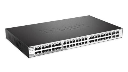 D-Link 48 10/100/1000 Base-T port with 4 x 1000Base-T /SFP ports