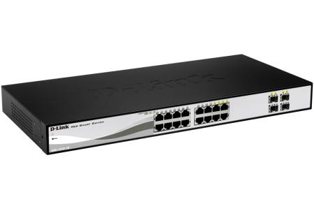 D-Link 16-port 10/100/1000 Gigabit Smart Switch + 4 SFP