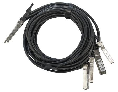 MikroTik 40 Gbps QSFP+ прекъсващ кабел към 4x10G SFP+