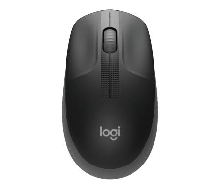 Logitech M190 Full-size Wireless Mouse - CHARCOAL - 2.4GHZ - N/A - EMEA - M190