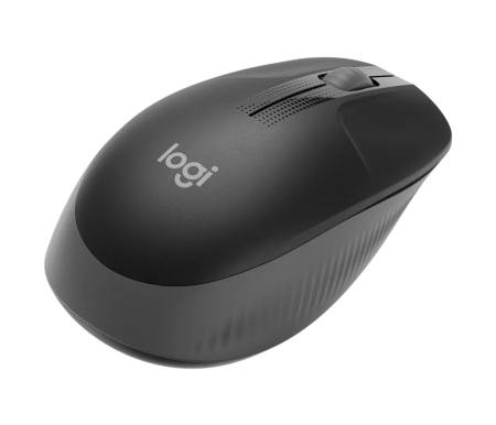 Logitech M190 Full-size Wireless Mouse - CHARCOAL - 2.4GHZ - N/A - EMEA - M190