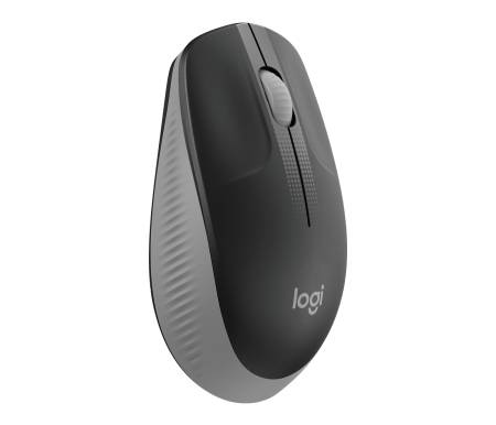 Logitech M190 Full-size wireless mouse - MID GREY - 2.4GHZ - N/A - EMEA - M190