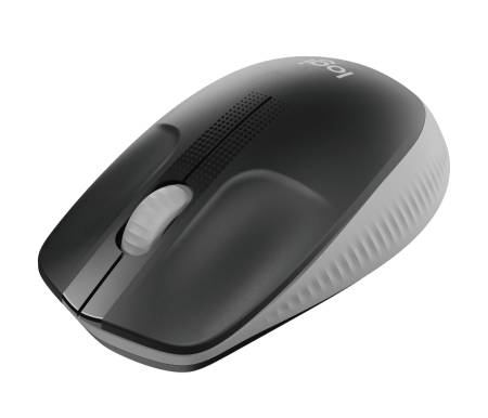 Logitech M190 Full-size wireless mouse - MID GREY - 2.4GHZ - N/A - EMEA - M190