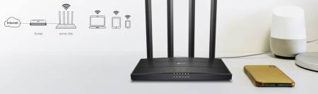 Гигабитов безжичен рутер TP-LINK Archer C6U AC1200 MU-MIMO