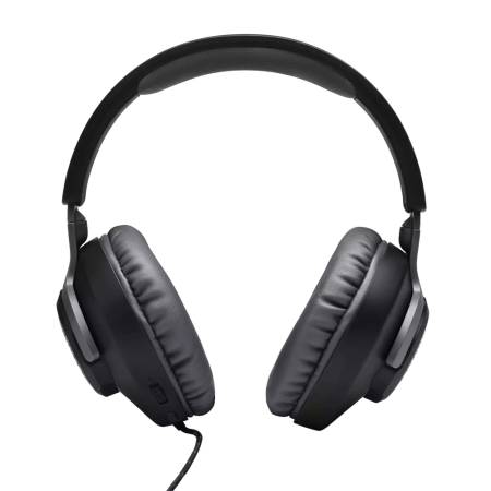JBL QUANTUM 100 BLK Wired over-ear gaming headset with a detachable mic