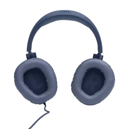 JBL QUANTUM 100 BLU Wired over-ear gaming headset with a detachable mic