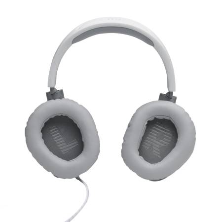 JBL QUANTUM 100 WHT Wired over-ear gaming headset with a detachable mic