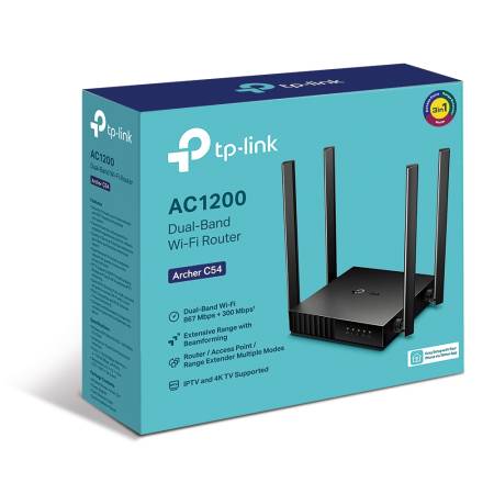 2-лентов безжичен рутер TP-Link Archer C54 AC1200