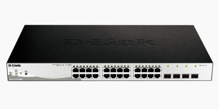 D-Link 28-Port Gigabit PoE+ Smart Switch including 4 SFP Ports