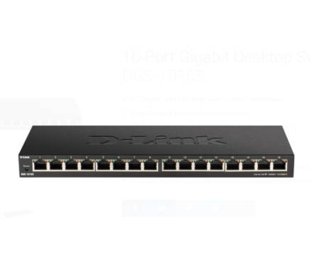 D-Link 16-Port 10/100/1000Mbps Unmanaged Gigabit Ethernet Switch