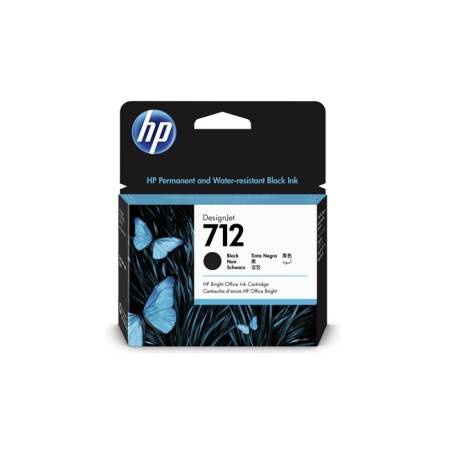 HP 712 80ml Black Ink Cartridge