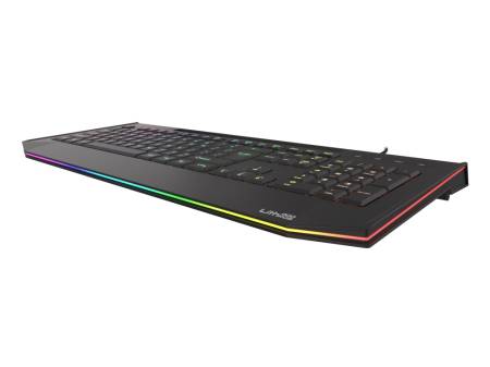 Genesis Gaming Keyboard Lith 400 RGB US Layout RGB Backlight X-Scissor Slim