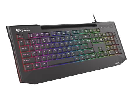 Genesis Gaming Keyboard Lith 400 RGB US Layout RGB Backlight X-Scissor Slim