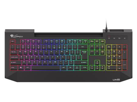 Genesis Gaming Keyboard Lith 400 RGB US Layout RGB Backlight X-Scissor Slim