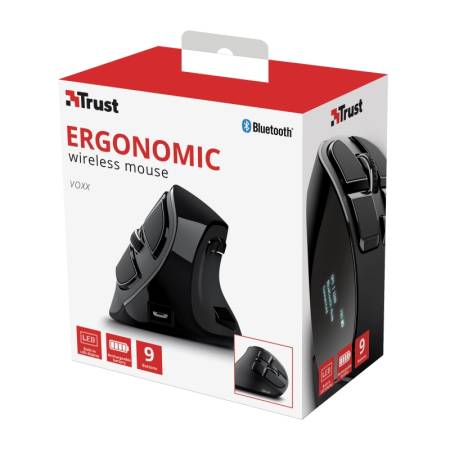 TRUST Voxx Ergonomic Wireless Rechargeable Mouse