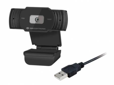 Уеб камера Conceptronic AMDIS04B FHD с микрофон