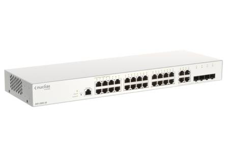 D-Link 28-Port Gigabit Nuclias Smart Managed Switch including 4x 1G Combo Ports (With 1 Year License)