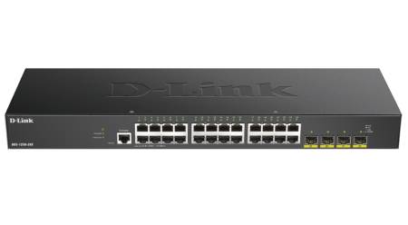 D-Link 24-port Gigabit Smart Managed Switch with 4x 10G SFP+ ports