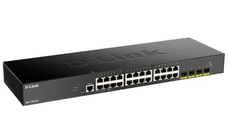 D-Link 24-port Gigabit Smart Managed Switch with 4x 10G SFP+ ports