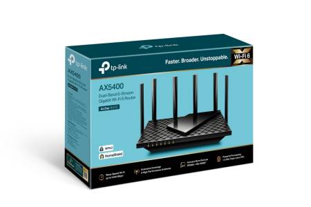 Двулентов безжичен рутер TP-Link Archer AX73 AX5400 Wi-Fi 6