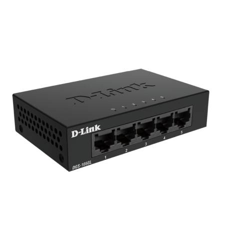 D-Link 5-Port Gigabit Ethernet Metal Housing Unmanaged Switch