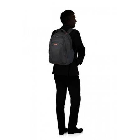 Samsonite At Work Laptop Backpack 39.6cm/15.6" Black/Orange
