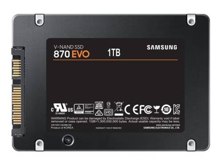 SAMSUNG SSD 870 EVO 1TB 2.5inch SATA 560MB/s read 530MB/s write