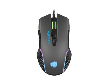 Fury Gaming Mouse Hustler 6400DPI Optical With Software RGB Backlight