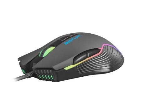 Fury Gaming Mouse Hustler 6400DPI Optical With Software RGB Backlight