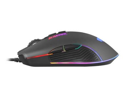 Fury Gaming Mouse Scrapper 6400DPI Optical With Software RGB Backlight