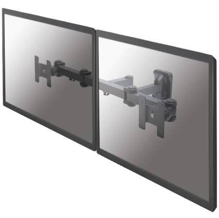 Neomounts TV/Monitor Wall Mount (3 pivots & tiltable) for 2 Screens