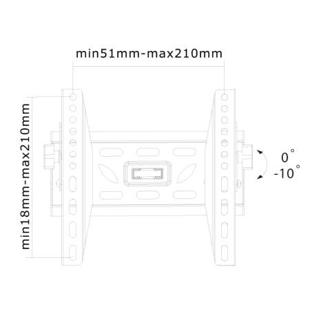 Neomounts Flat Screen Wall Mount (tiltable)