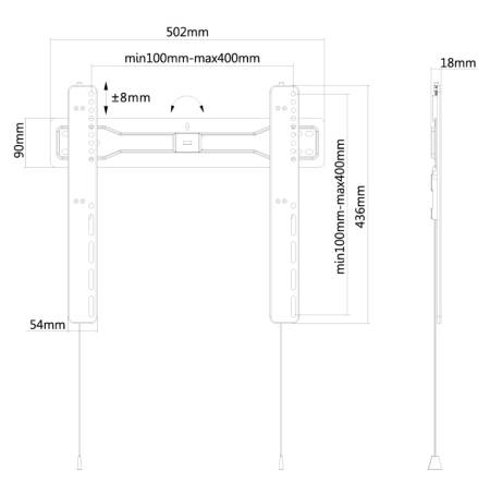 Neomounts Flat Screen Wall Mount (fixed)