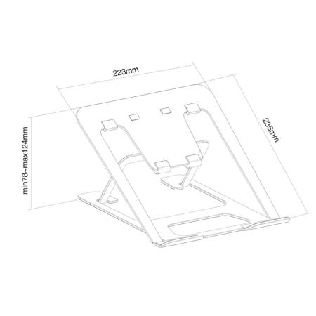 Neomounts Notebook Desk Stand (ergonomic)