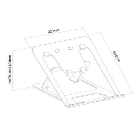Neomounts Notebook Desk Stand (ergonomic)