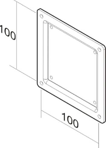 Neomounts VESA Conversion Plate - VESA 75 to 100