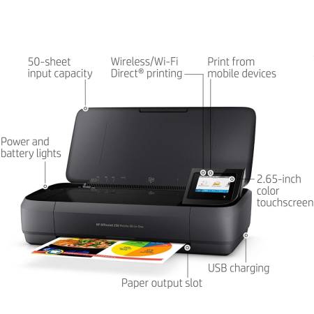 HP OfficeJet 250 Mobile AiO Printer